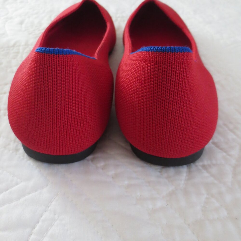 Ballet Core Red Flats - Picture 4 of 10